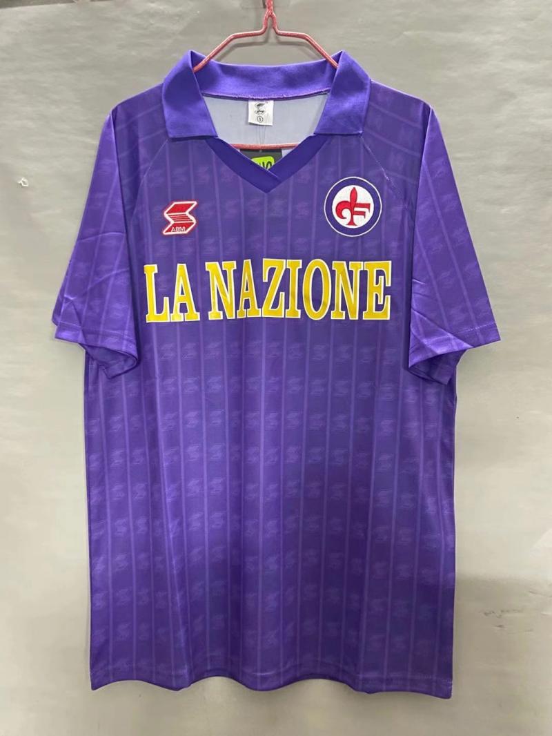 1989/1990 Retro Fiorentina Home Soccer Jersey 1:1 Thai Quality