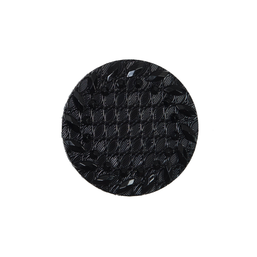 Italian Black Shank Back Button - 36L/23mm - Joann Fabrics