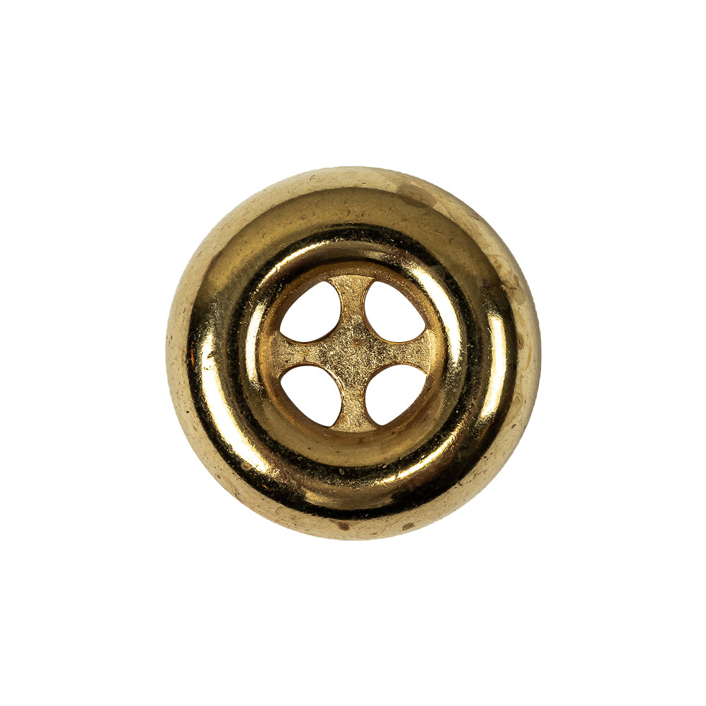 Italian Gold 4-Hole Deepwell Metal Button - 36L/23mm - Joann Fabrics