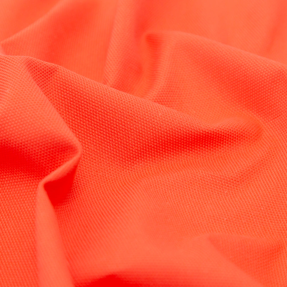 Italian Hot Coral Stretch Cotton Pique - Joann Fabrics