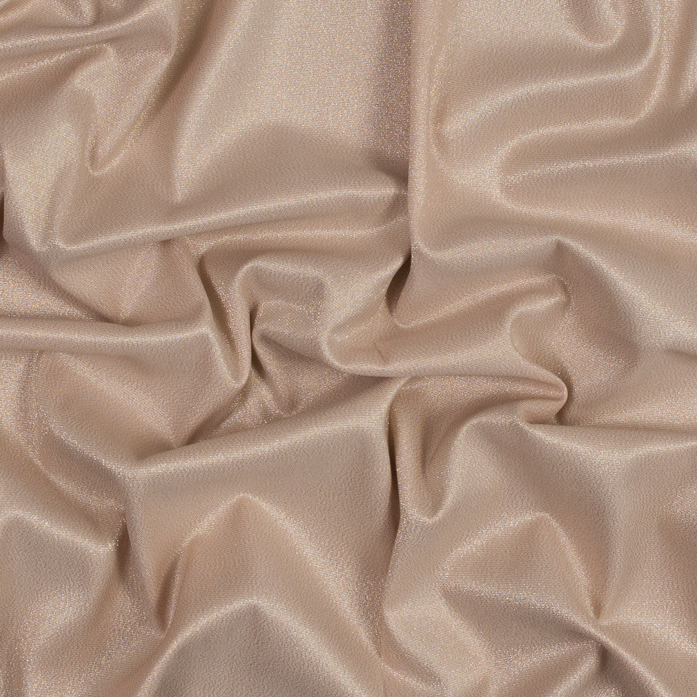 Brittani Metallic Gold and Peach Stretch Two-Tone Satin - Joann Fabrics