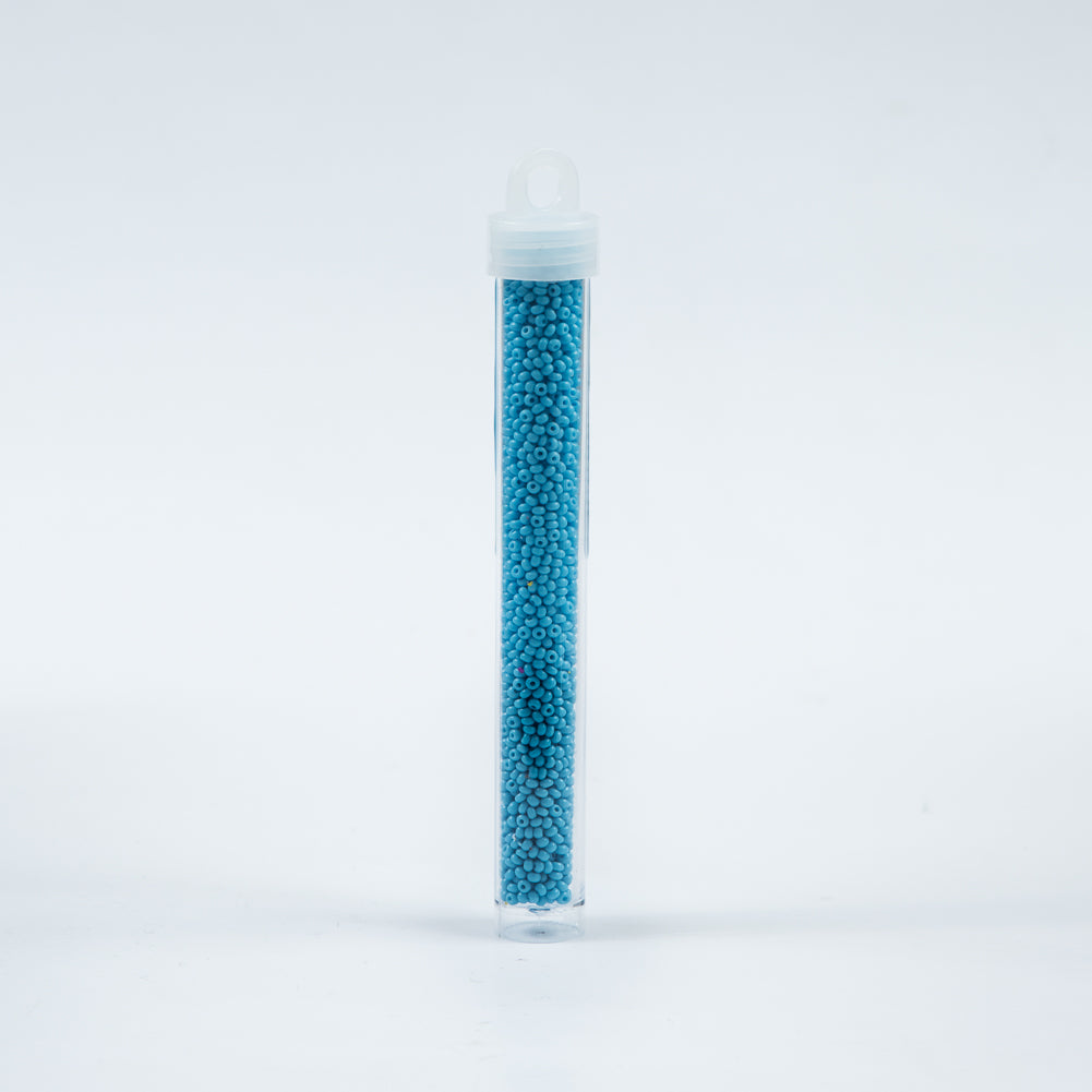 Light Blue Opaque Czech Seed Beads - Size 10 - Joann Fabrics