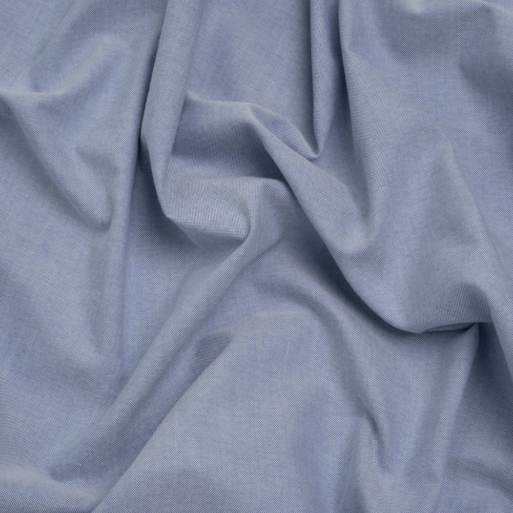 Cotton Oxford Shirting - Medium Blue - Deadstock - Joann Fabrics