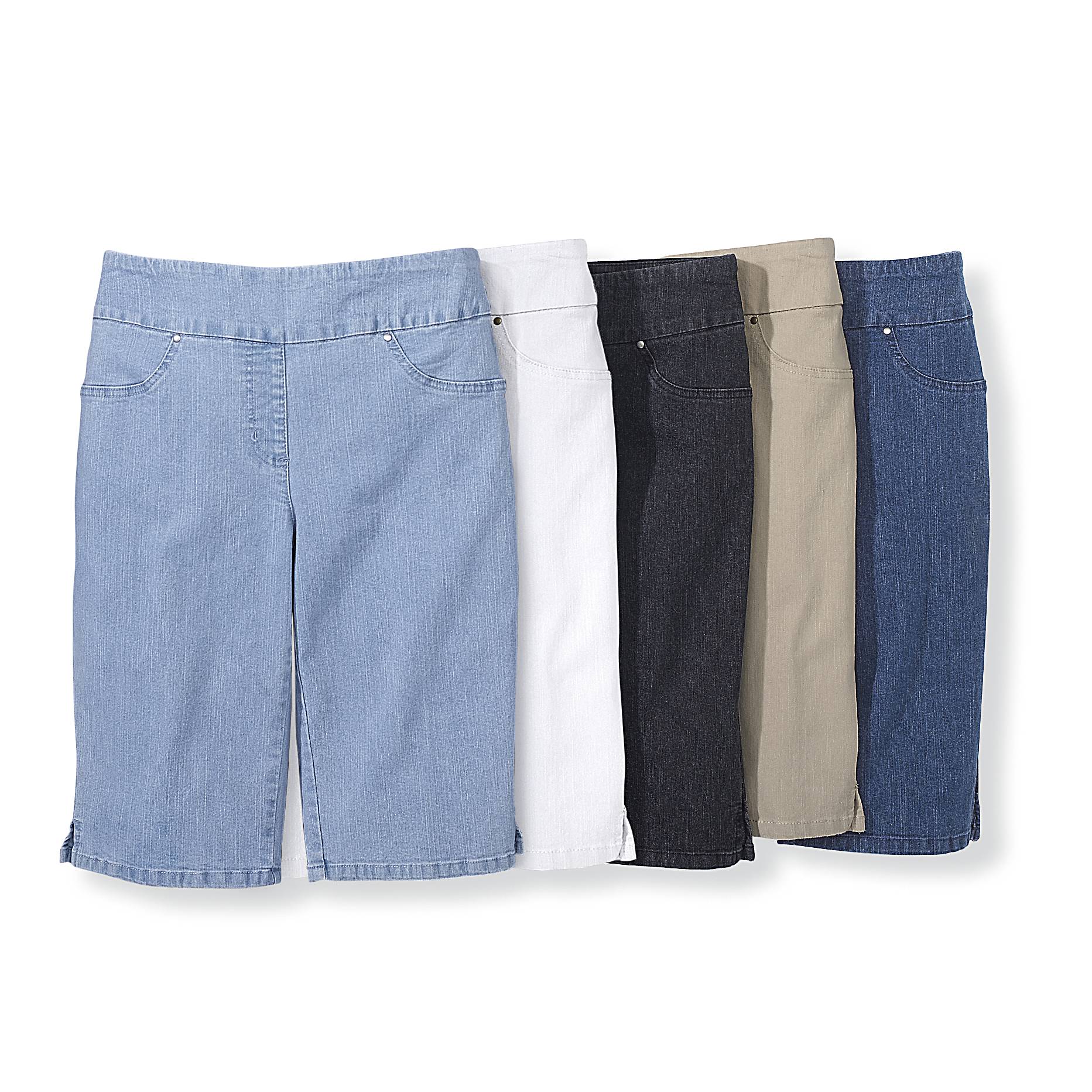 Pull On Denim Shorts - Northstyle Catalog