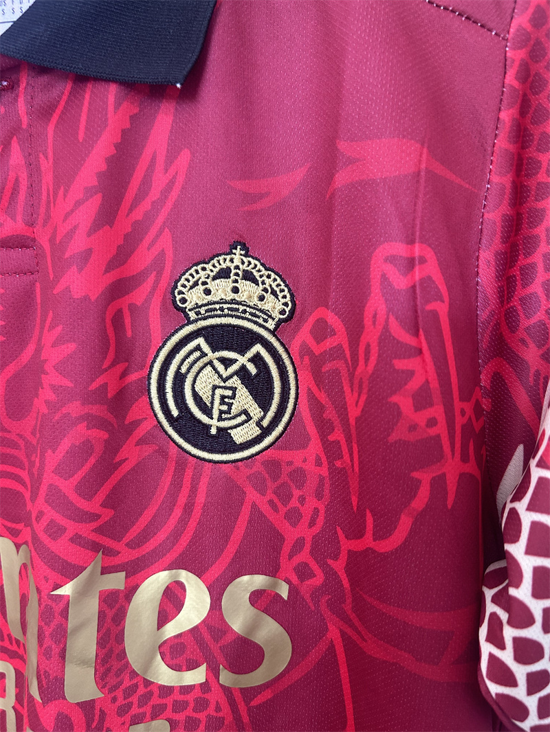 2024/2025 Real Madrid Red Dragon Special Edition Jersey Green 1:1 Thai Quality