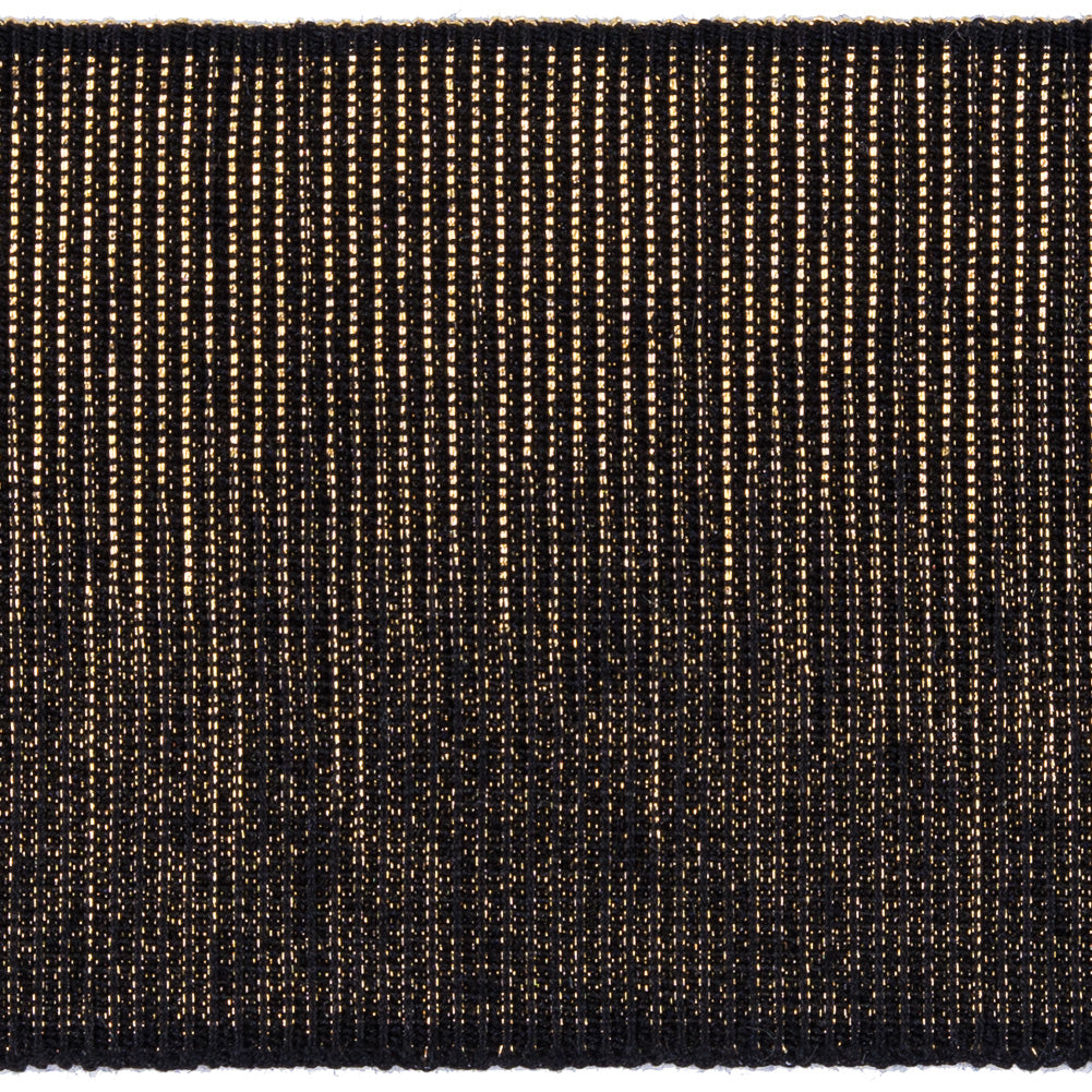 Metallic Gold and Black Elastic - 2
