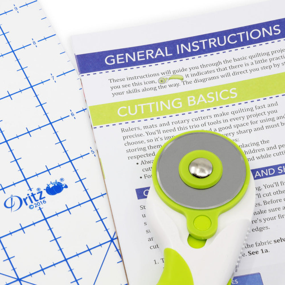Dritz Easy Quilting Kit - Includes Project Book and Quilting Essentials for Beginners - Joann Fabrics