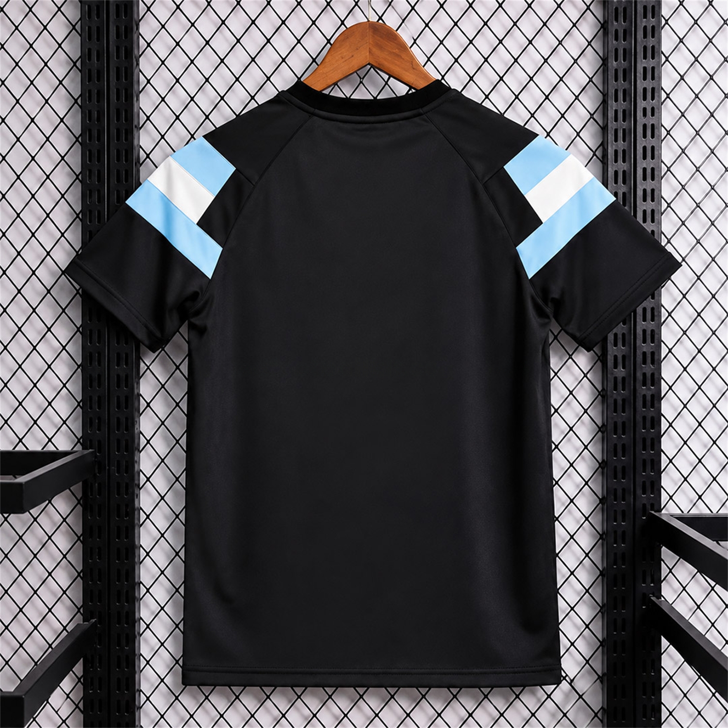 Argentina 2026 Black With Blue Stripes Training Jersey - Fans Version - UnitedFutballJersey