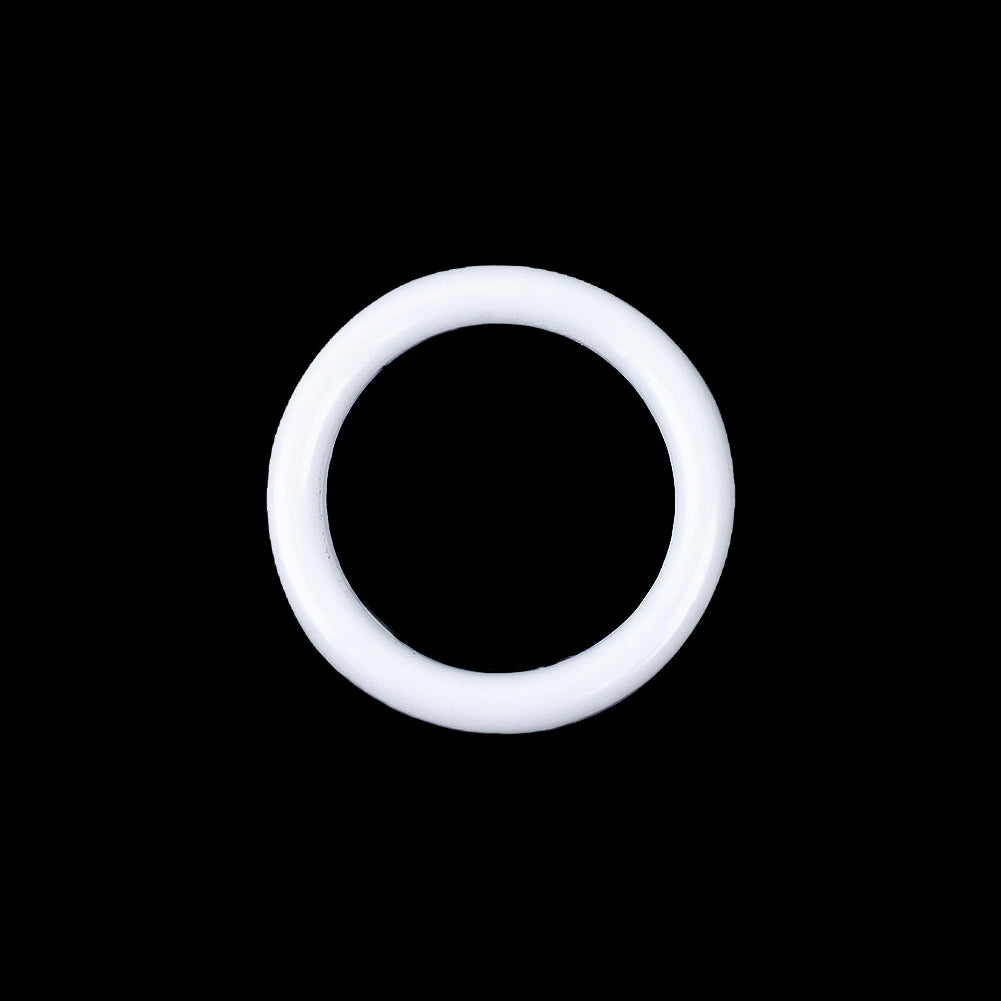 Opaque White Plastic O-Ring for 1/2