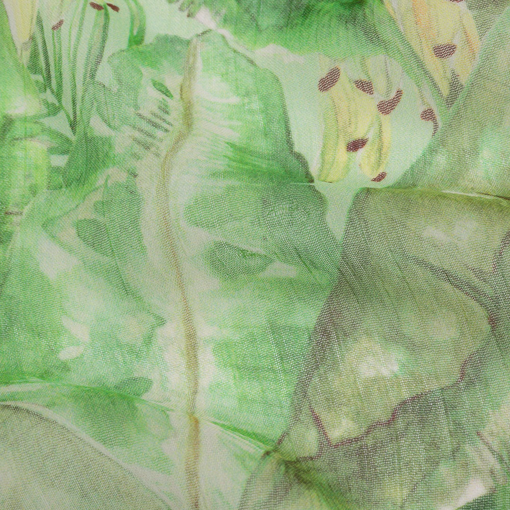 Mood Exclusive Banana Bonanza Crinkled Polyester Chiffon - Joann Fabrics
