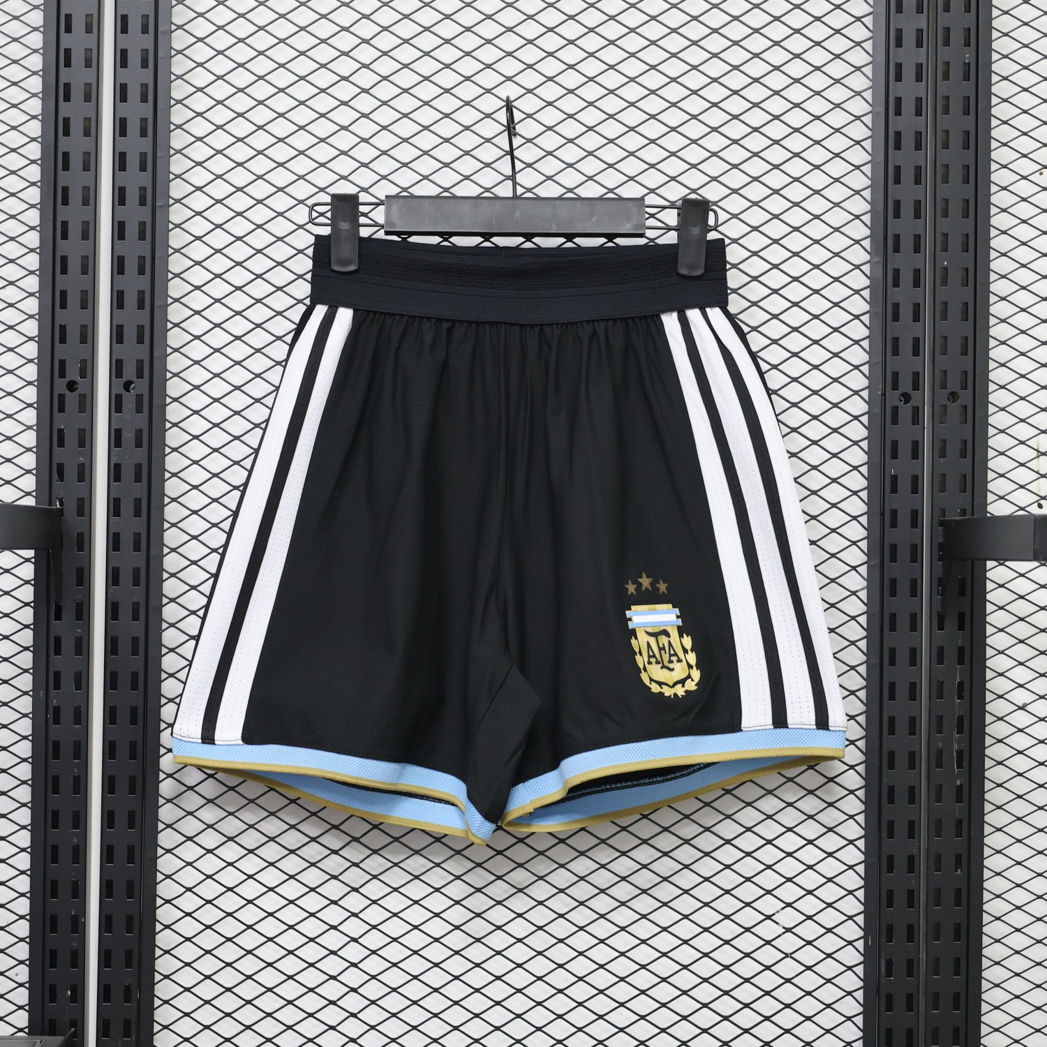 Argentina 2026 Messi Last Match Black Shorts - Player Version - UnitedFutballJersey