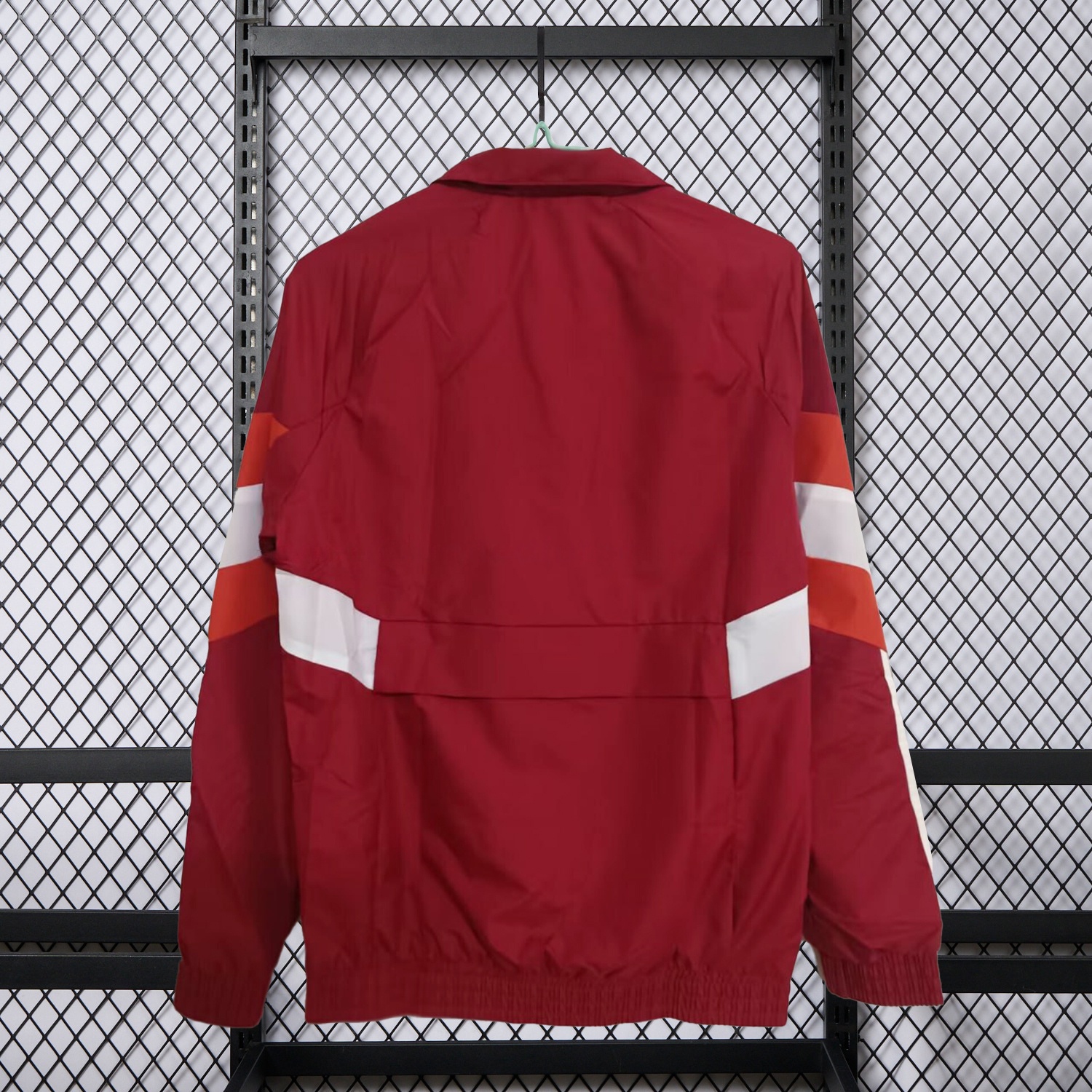Bayern Munich 25-26 Terrace Icon Windbreaker Jacket - Red - UnitedFutballJersey