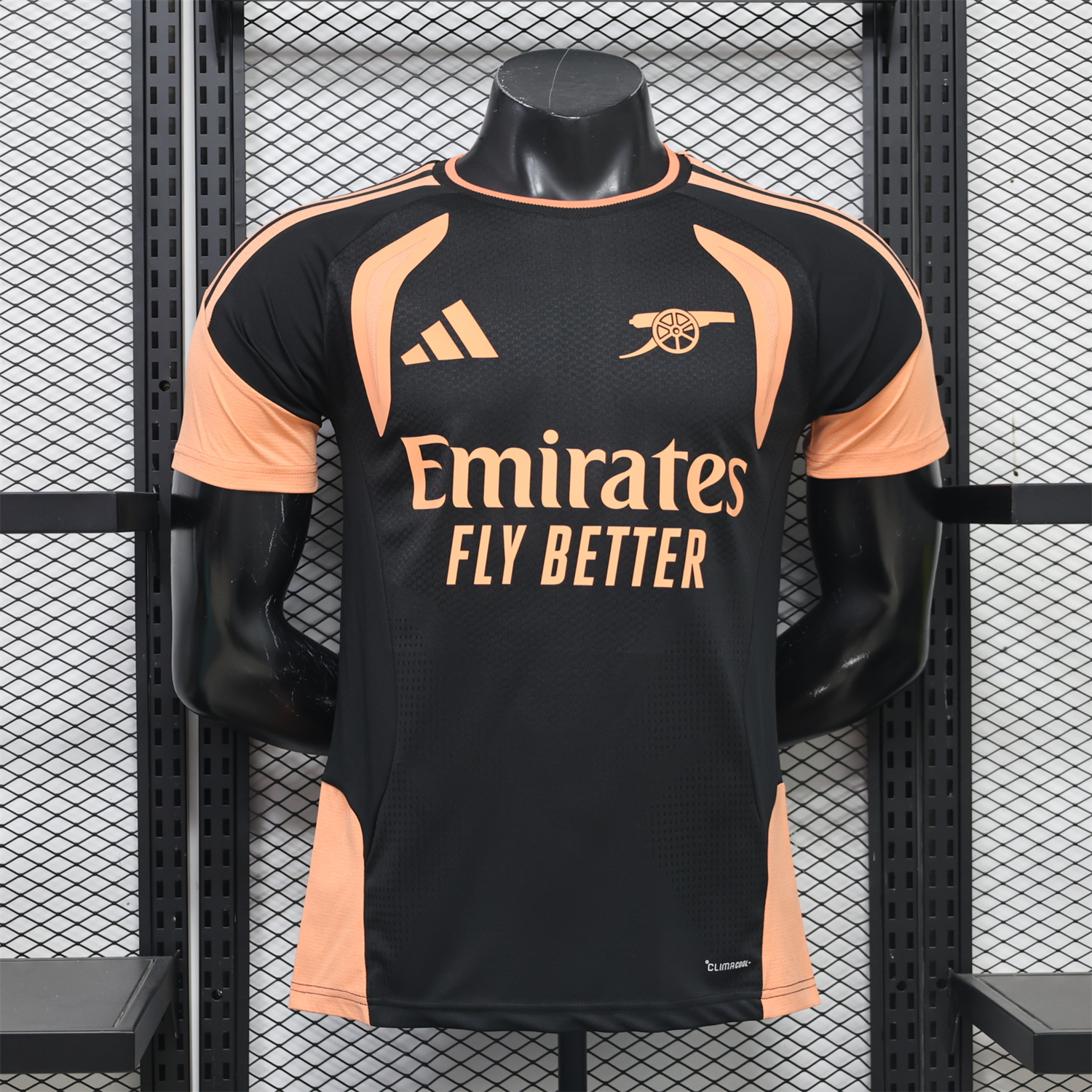 Arsenal 26-27 Black Yellow Training Jersey - Player Version - UnitedFutballJersey