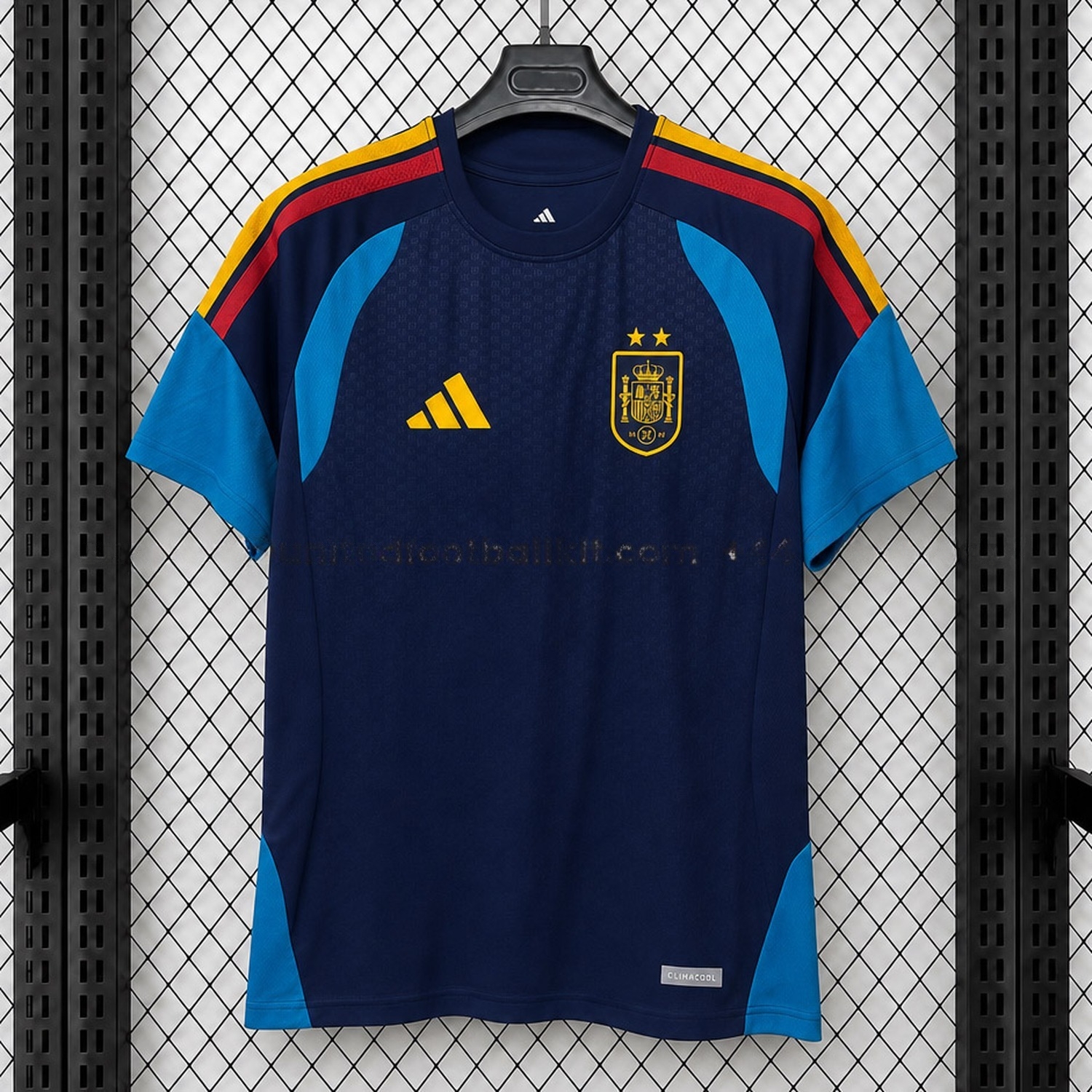 Spain 2026 Navy Blue Pre-Match Training Jersey - Fans Version - UnitedFutballJersey