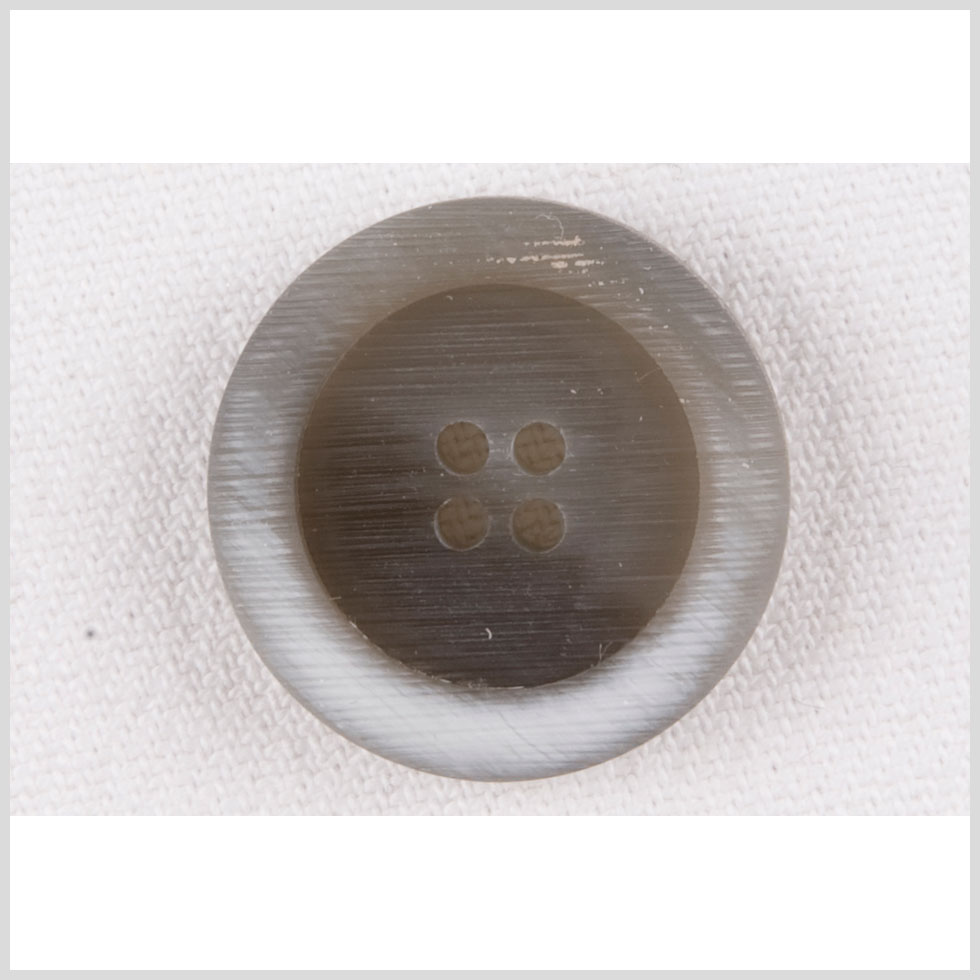 Plastic 4-Hole Button - 36L/23mm - Gray Ombre with Ridges - Joann Fabrics