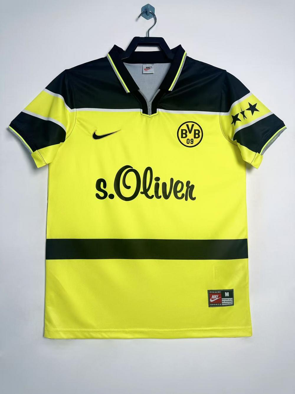 1997/1998 Retro Dortmund Home Football Shirt 1:1 Thai Quality