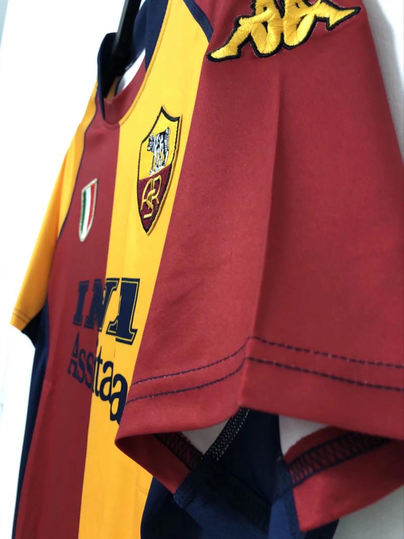 2000-2001 Retro Roma Home Soccer Jersey 1:1 Thai Quality
