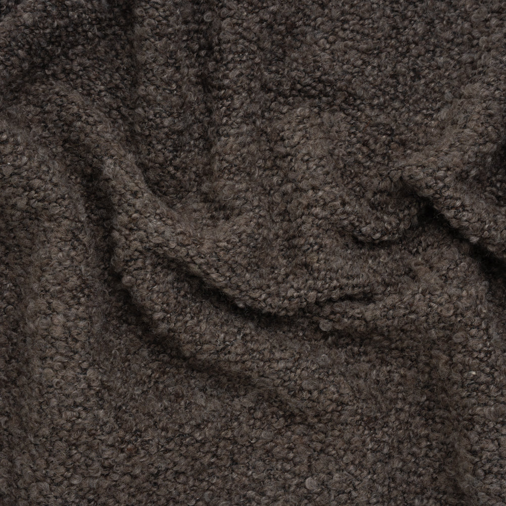Wool Blend Boucle Tweed - Brown - Joann Fabrics