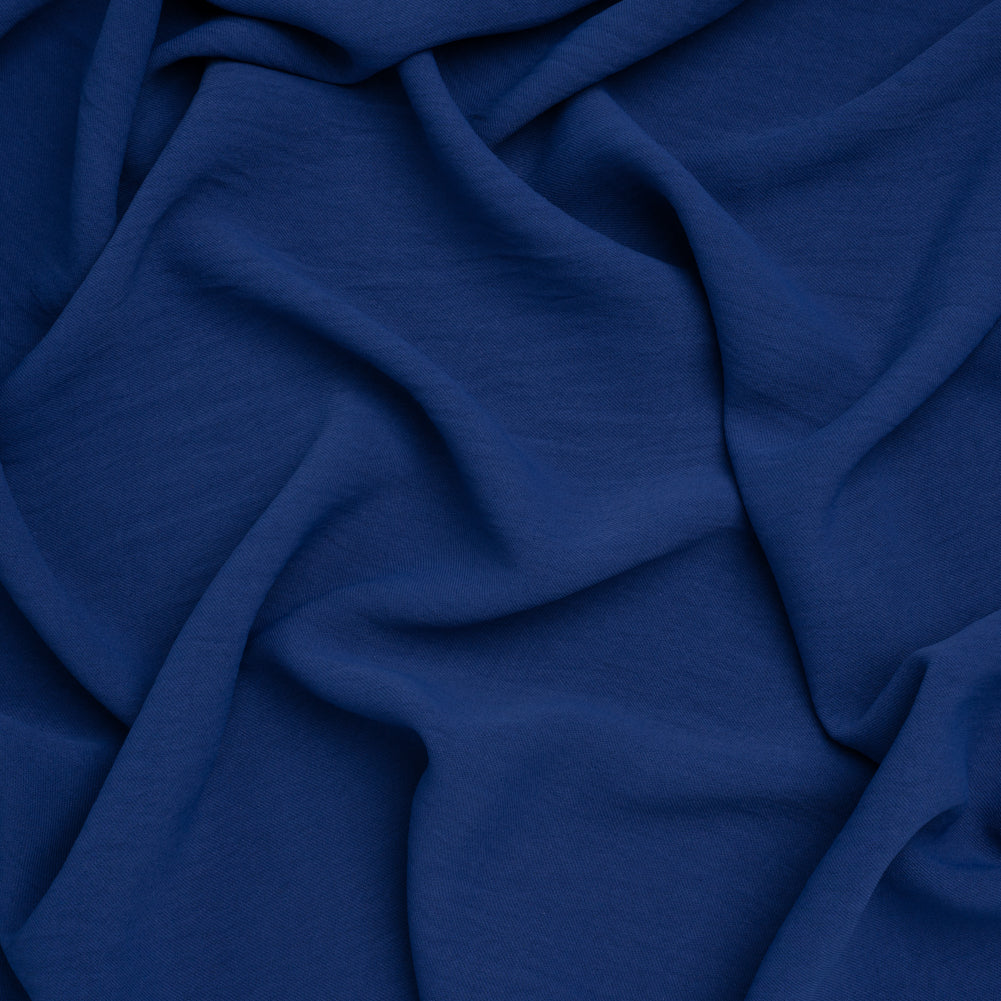 Drapey Polyester Twill - Cobalt Blue - Designer Deadstock - Joann Fabrics
