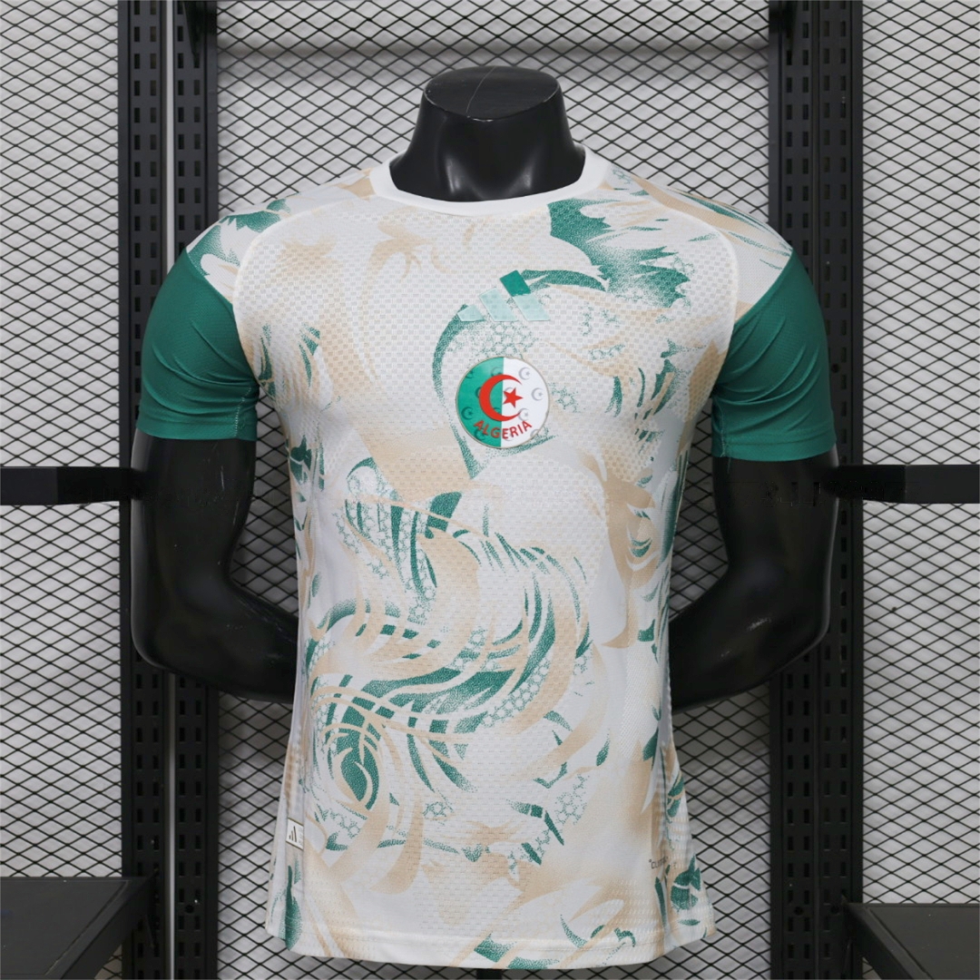 Algeria 2026 Dark Green White Special Jersey - Player Version - UnitedFutballJersey