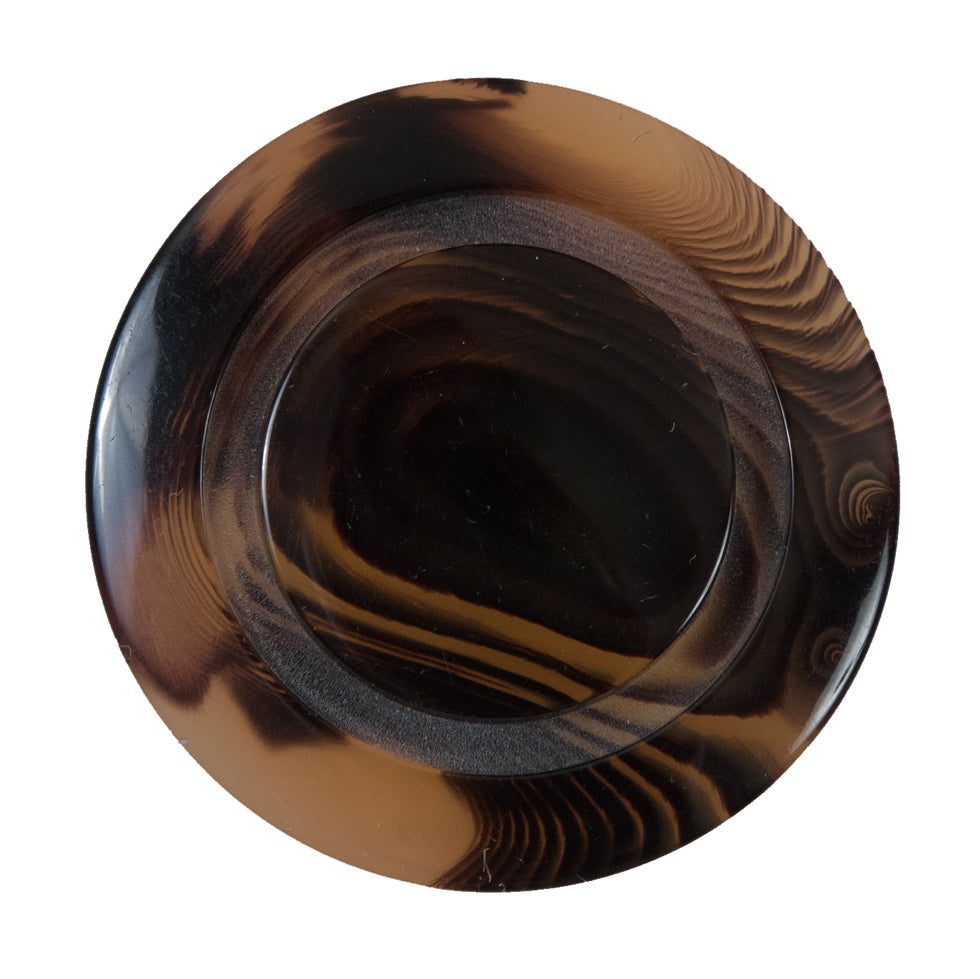 Musk Brown Plastic Shank-Back Button - 54L/34mm - Joann Fabrics
