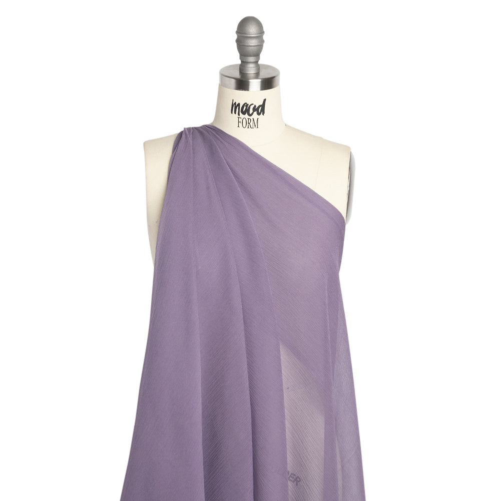 Crinkled Silk Chiffon - Dusk Mauve - Premium Collection - Joann Fabrics