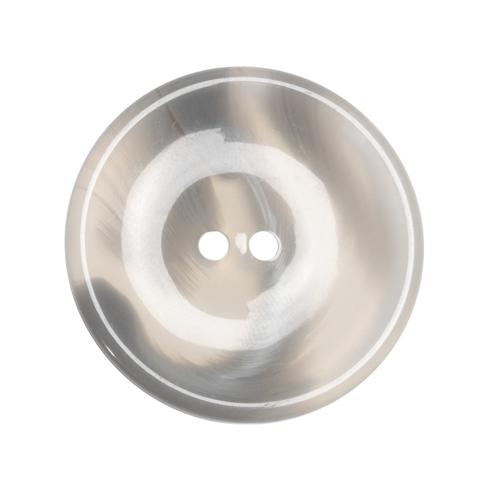 Gray and Clear Swirled Saucer Shaped Plastic 2-Hole Button - 44L/28mm - Joann Fabrics