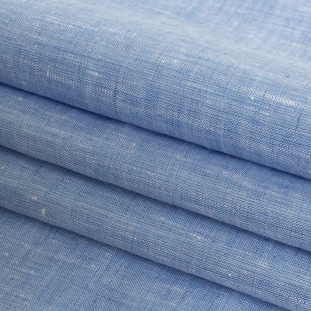 Lightweight Linen Chambray - Heathered Blue Heron - Minerva Collection - Joann Fabrics