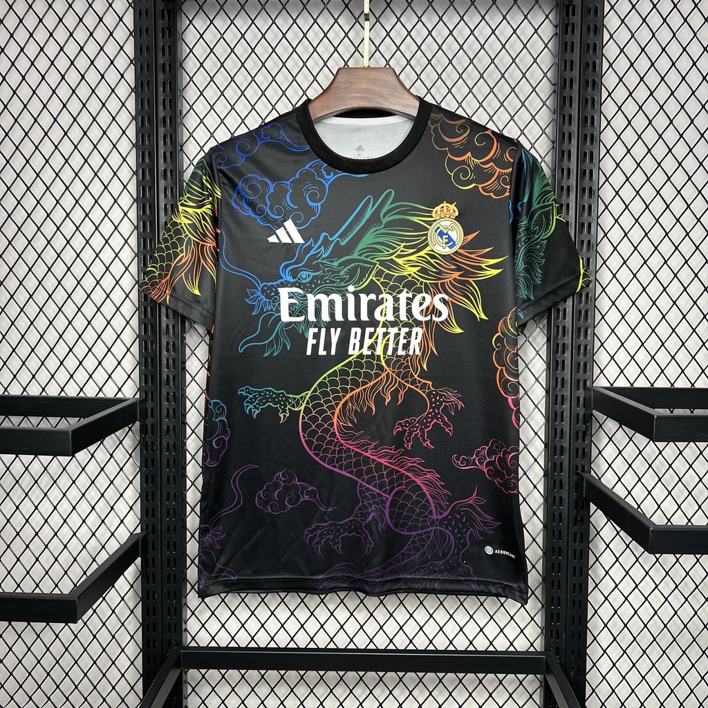 2024/2025 Real Madrid Black Cailong Special Edition Jersey 1:1 Thai Quality