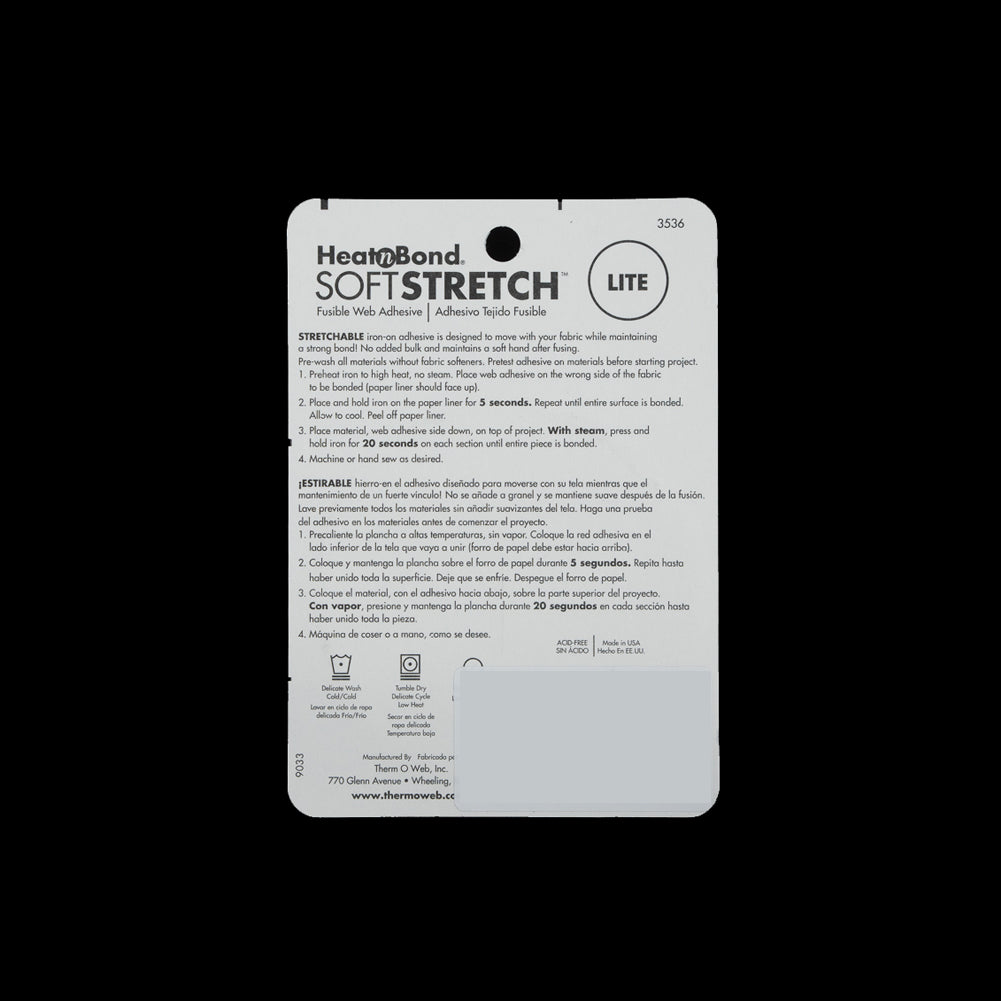 Heat & Bond Lite Soft Stretch Web Adhesive - 5/8