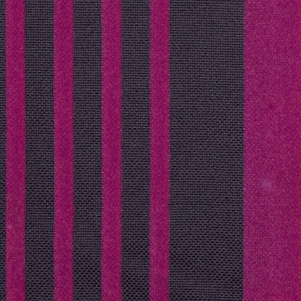 Chocolate/Liz Berry Stripes Flocked - Joann Fabrics