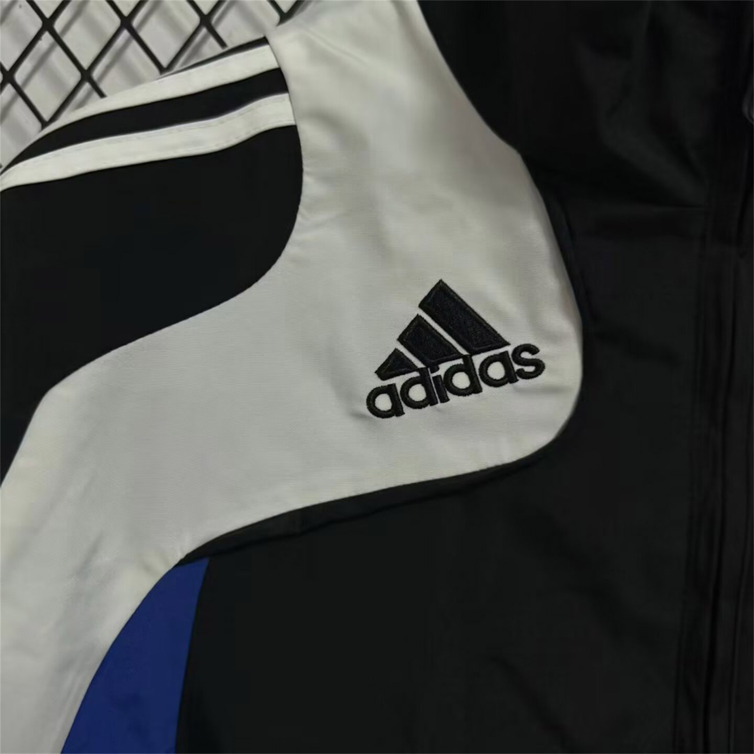 Retro C.H.E.L.S.E.A 2008-09 Windbreaker Jacket - Black Blue White - UnitedFutballJersey