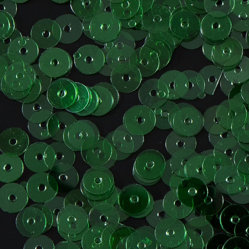 Bag of Jade Transparent Bright Loose Sequins - 5mm - Joann Fabrics
