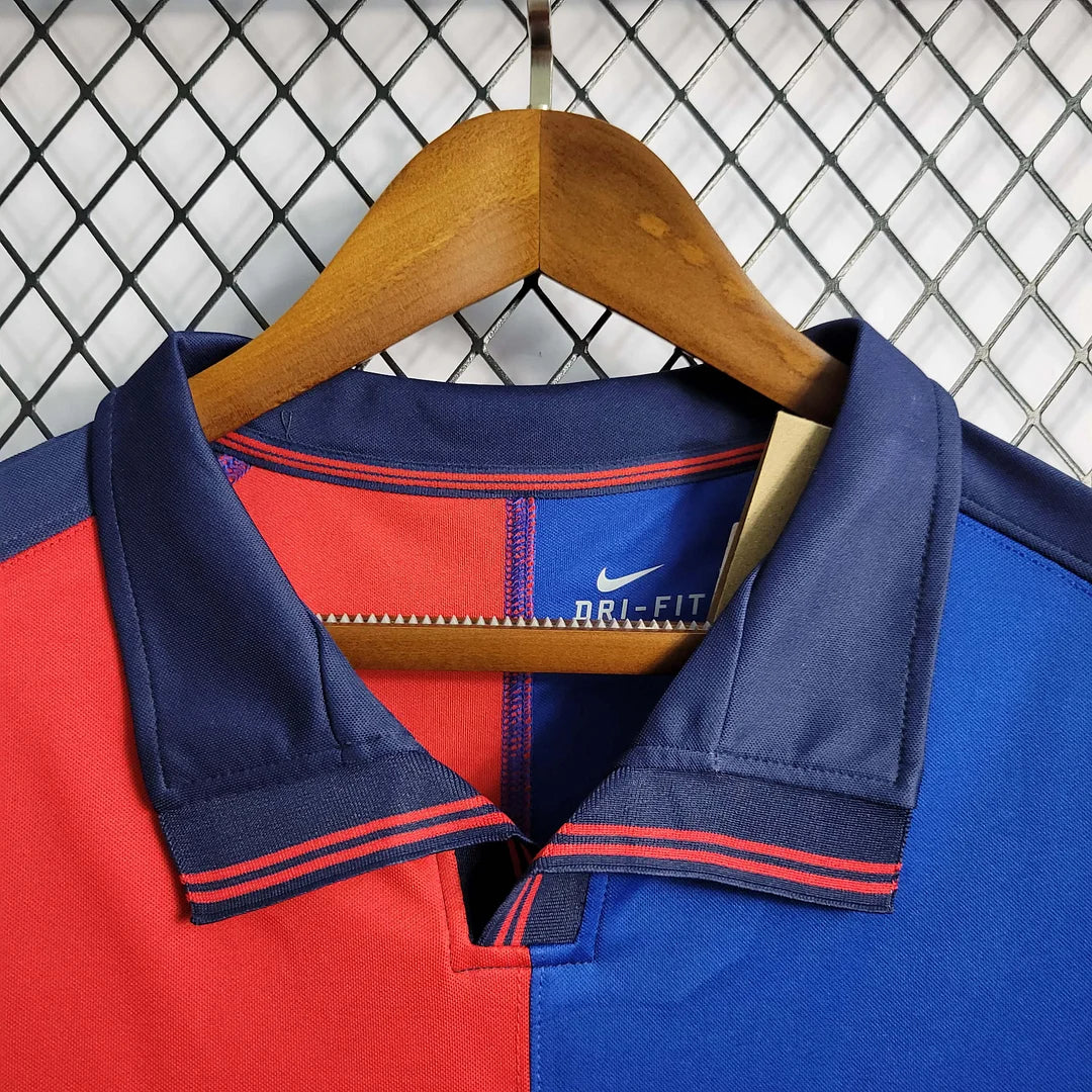 1999-2000 Retro Barcelona 100th Anniversary Home Jersey Long Sleeve