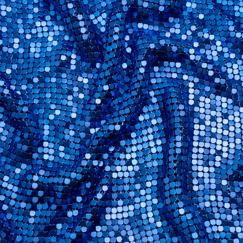 Aluminum Chainmail Fabric Panel, 3mm Tubular - Royal Blue - Joan Collection - Joann Fabrics