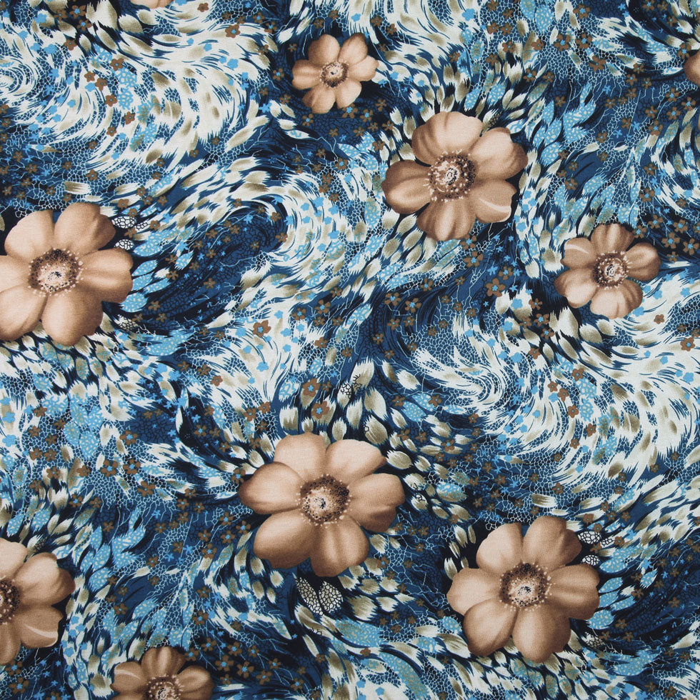 Multicolor Floral Rayon Jersey Print - Joann Fabrics