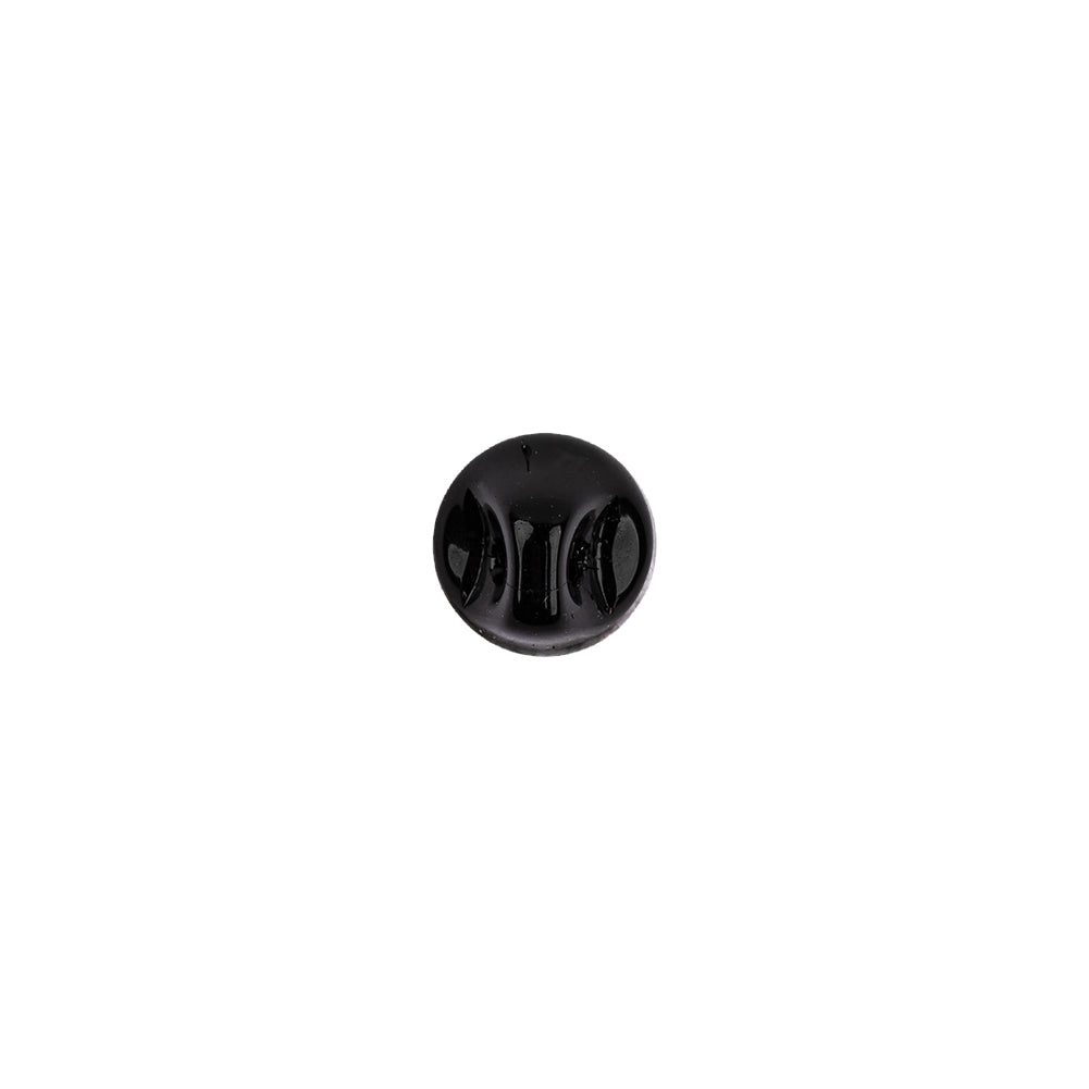 Black Glass Button - 12L/7.5mm - Joann Fabrics