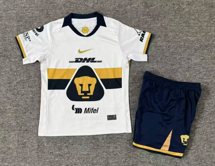 2025/2026 Pumas UNAM Home Football Shirt 1:1 Thai Quality Kids Size
