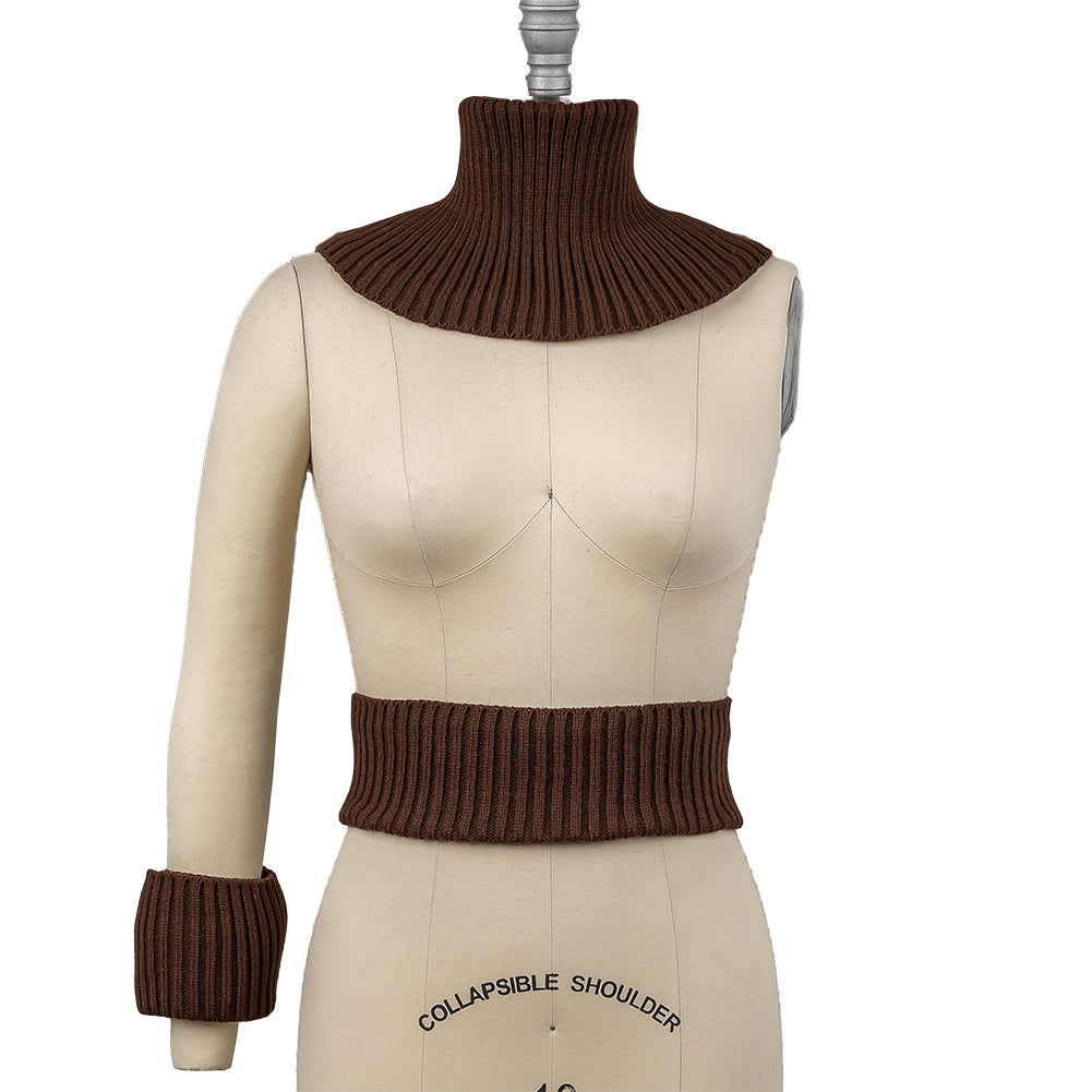 Alta Decadent Chocolate Chunky 2x2 Rib Knit Sweater Trim Bundle - 3pc - Joann Fabrics