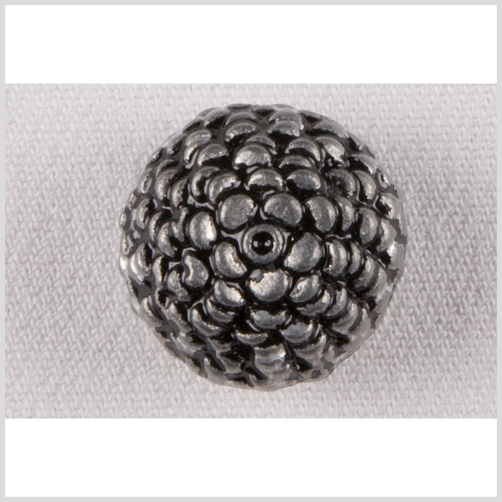 Silver Metal Coat Button - 28L/18mm - Joann Fabrics