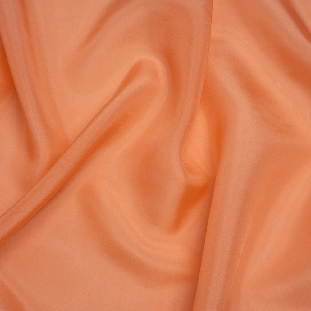China Silk/Habotai - Tangerine - Famous Australian Designer Deadstock - Joann Fabrics