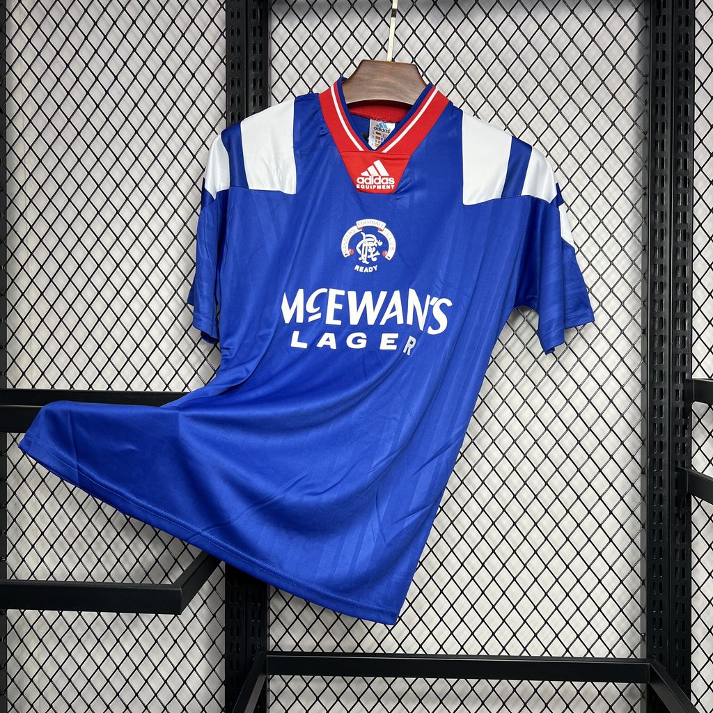 1992/1994 Retro Rangers Home Football Shirt 1:1 Thai Quality