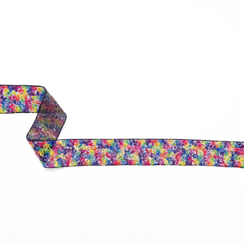 Italian Multicolor Sequin Trim - 1.375