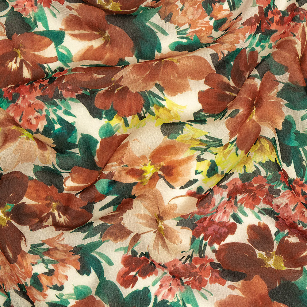 Mood Exclusive Cream Tahitian Twilight Viscose Georgette - Joann Fabrics