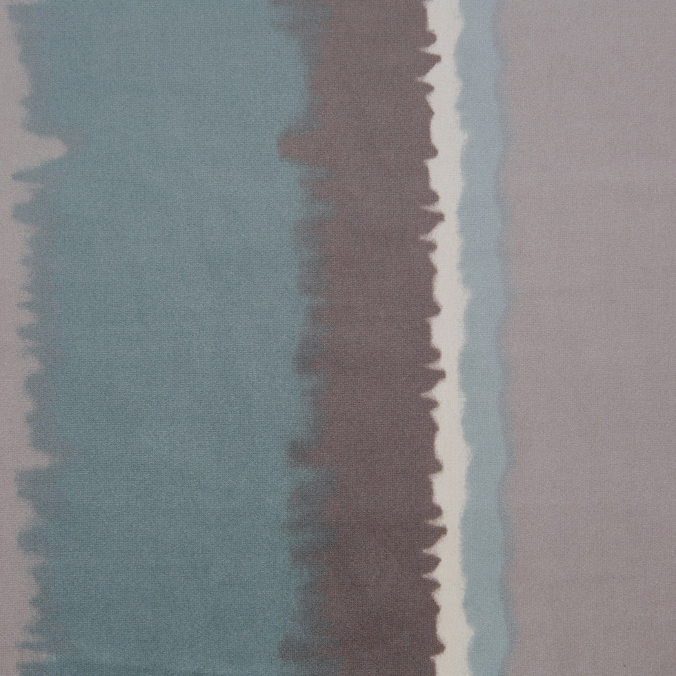 Aqua Abstract Stripes Cotton-Modal Velvet Print - Joann Fabrics