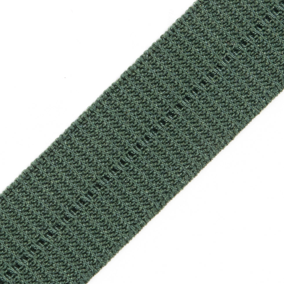 Green Stretch Fold Over Grosgrain - 0.625