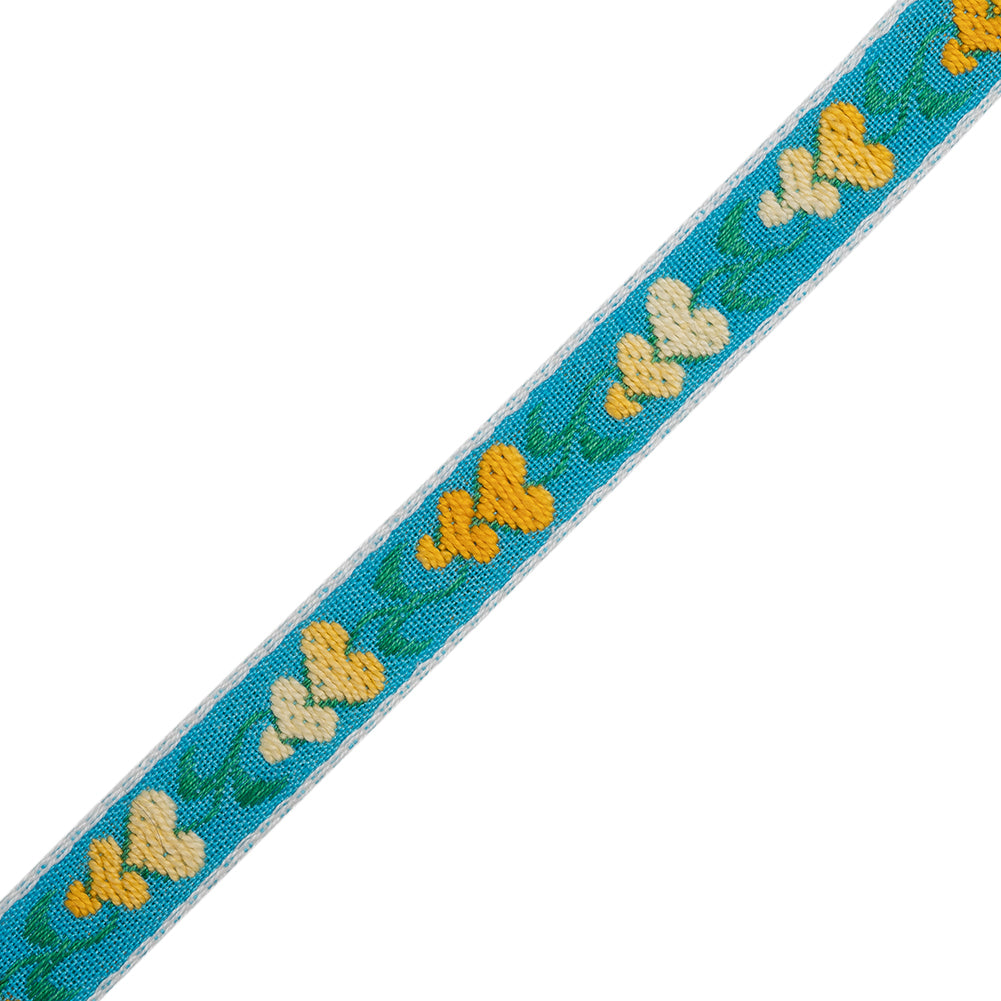 Cotton Jacquard Ribbon - 0.5