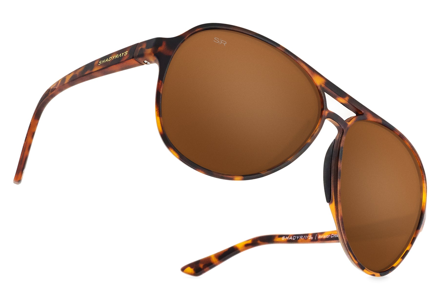 Aviator Crossover – Amber Tortoise Polarized