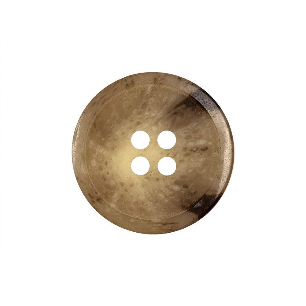 Chestnut and Parsnip Spotted 4-Hole Semi-Translucent Plastic Button - 36L/23mm - Joann Fabrics