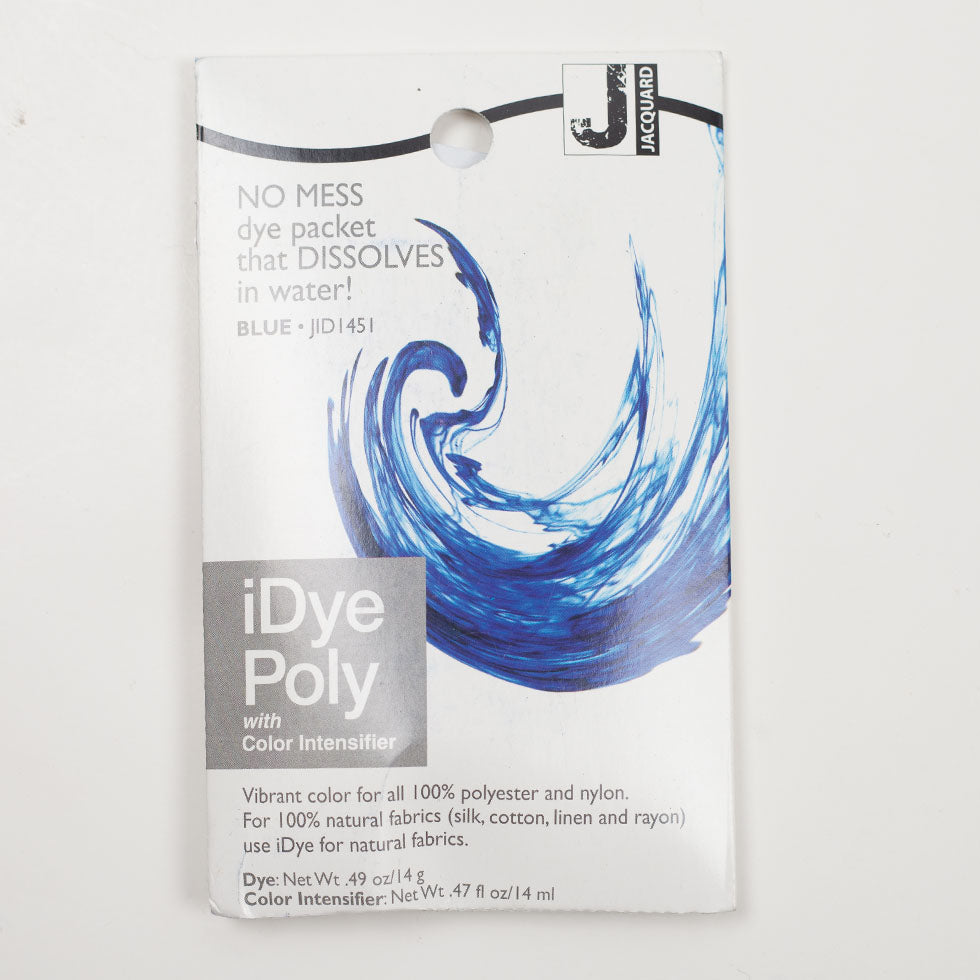 Jacquard iDye Poly Synthetic Fabric Dye - 451 Blue - Joann Fabrics